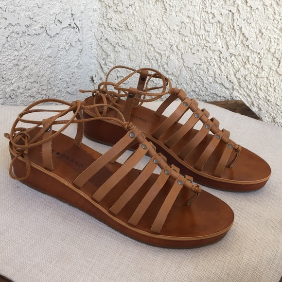 Lucky Brand Hulumi Leather Sandals 9 - 9.5 - Picture 2 of 8